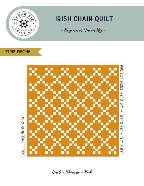 Irish Chain Quilt Pattern - PDF